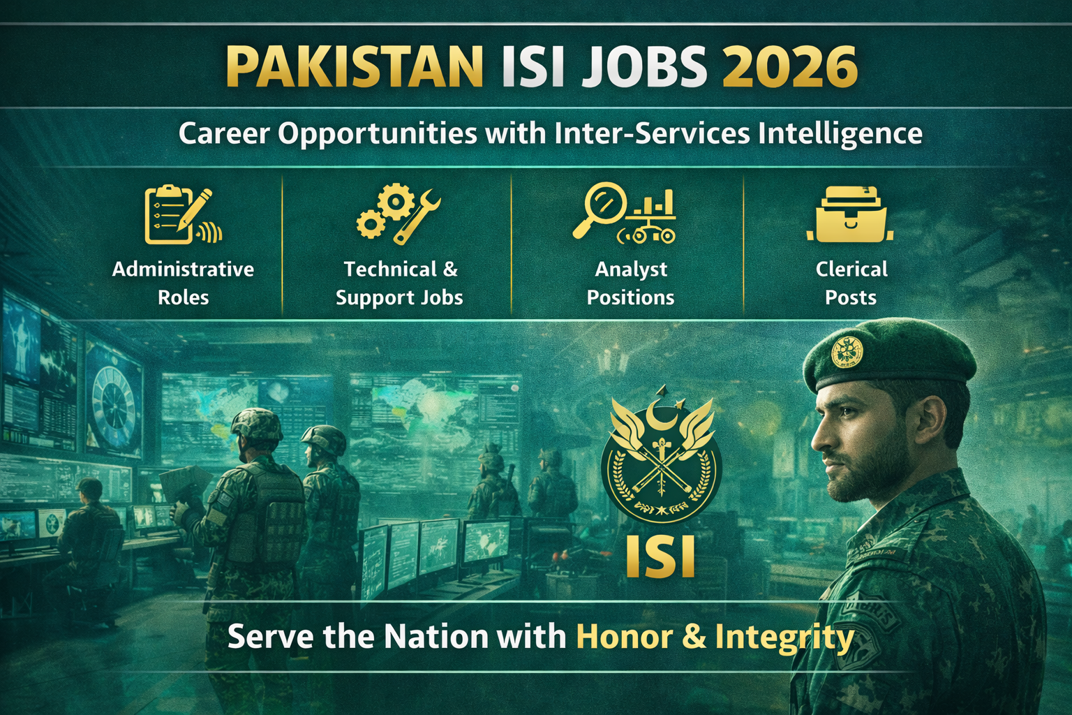 Pakistan ISI Jobs 2026