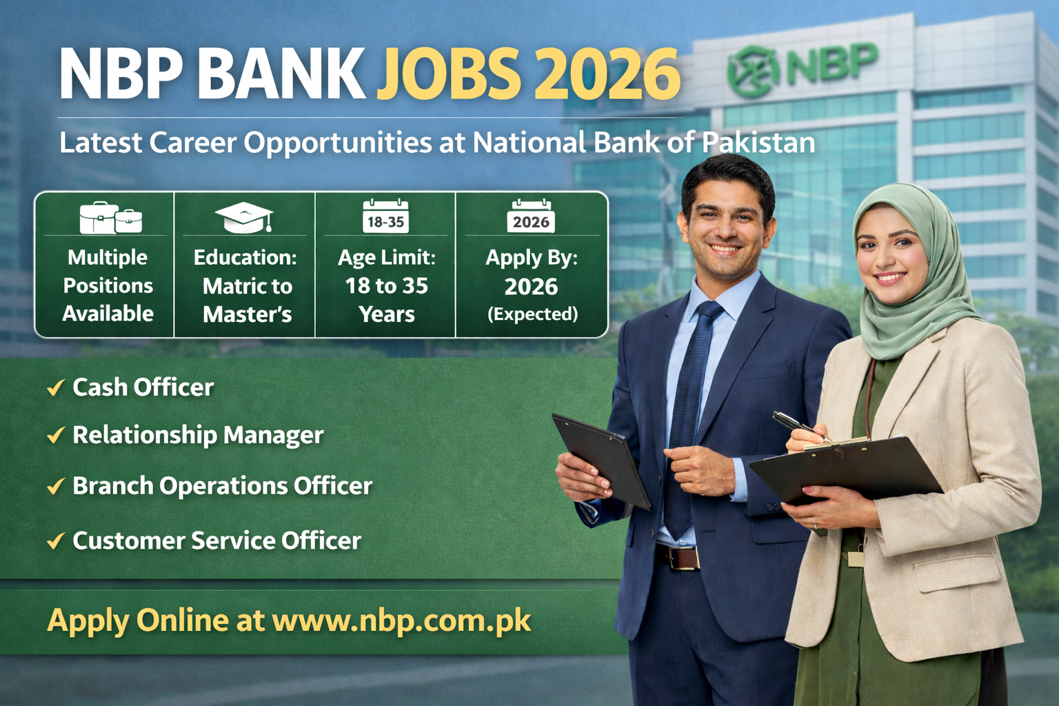 NBP Bank Jobs