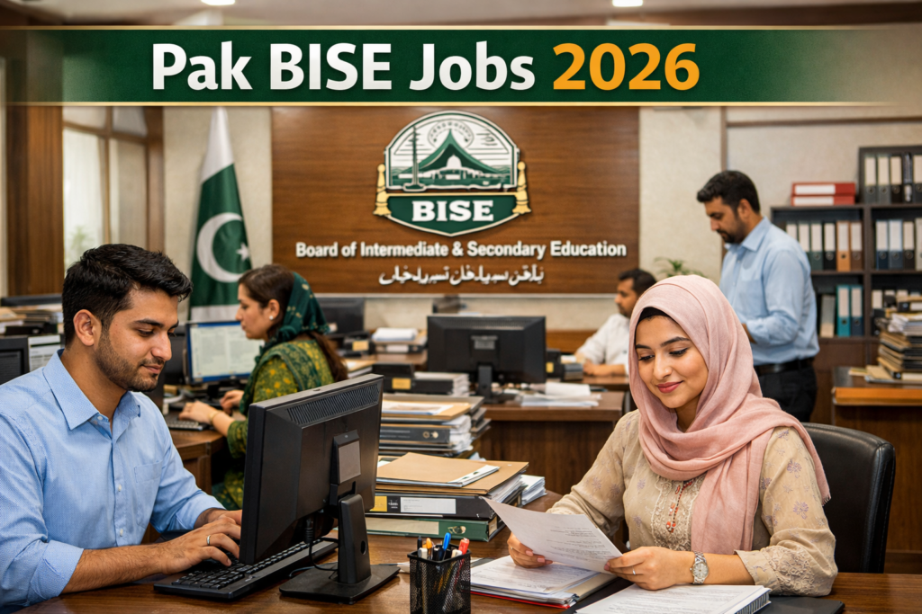 Pak BISE Jobs 2026