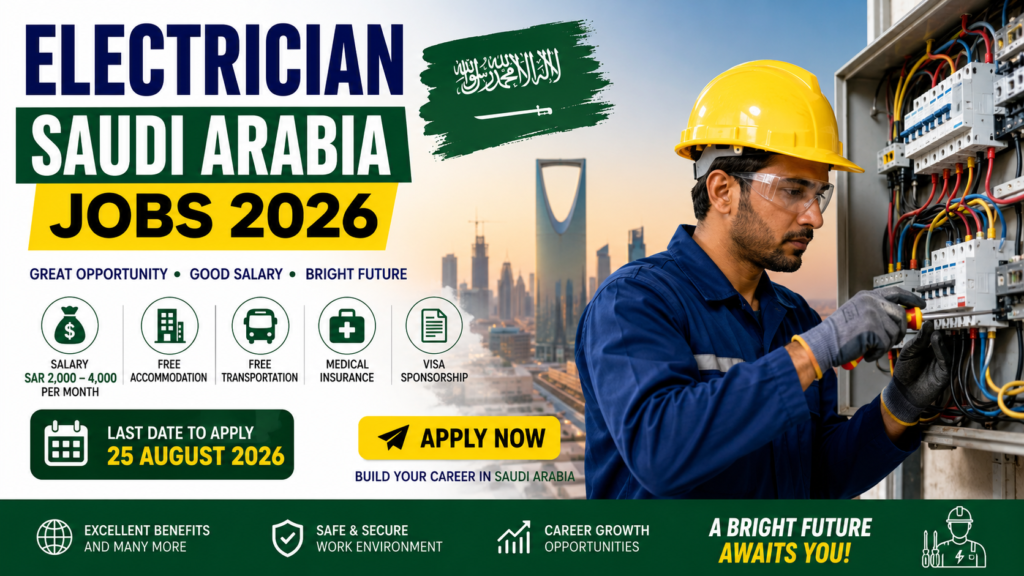 Electrician Saudi Arabia Jobs 2026 