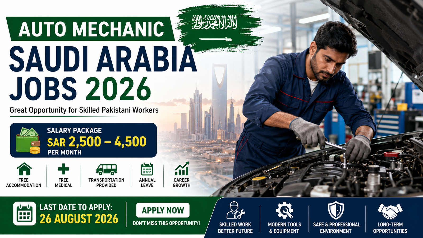Auto Mechanic Saudi Arabia Jobs 2026