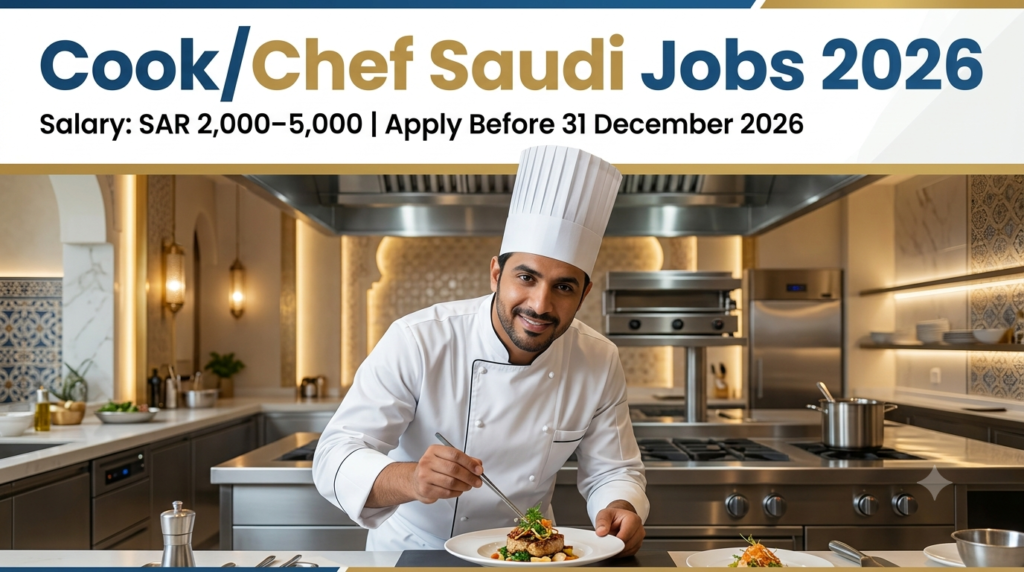 Cook/Chef Saudi Jobs 2026