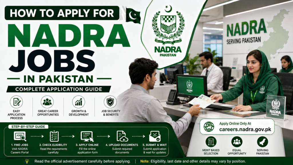 How to Apply For NADRA Jobs in Pakistan