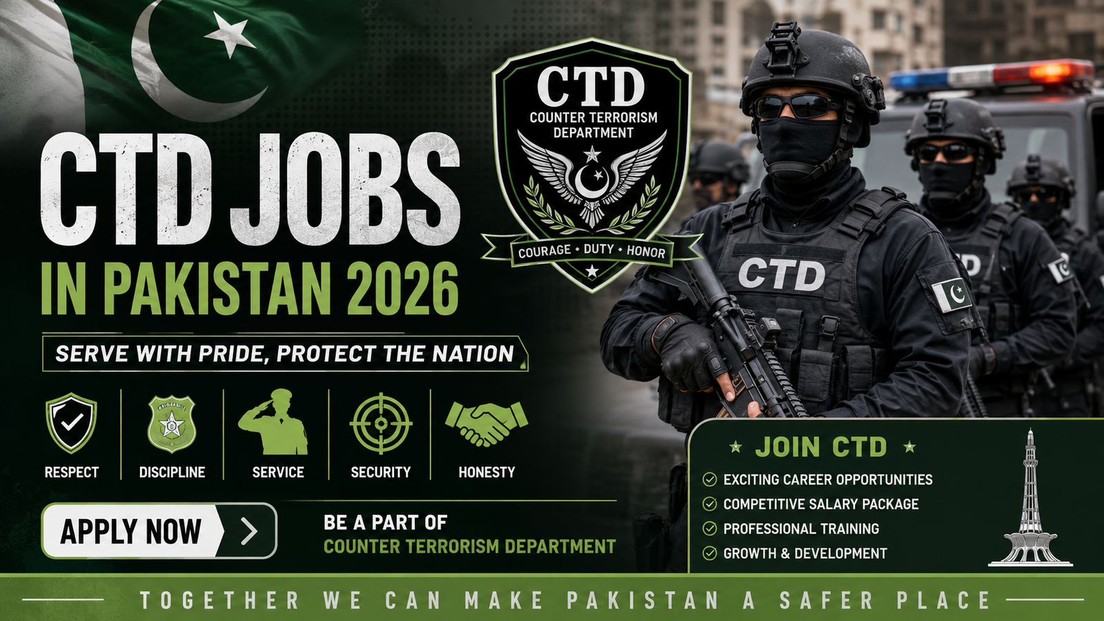CTD Jobs in Pakistan 2026