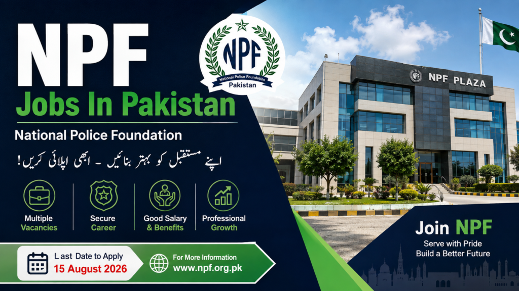 NPF Jobs In Pakistan 2026