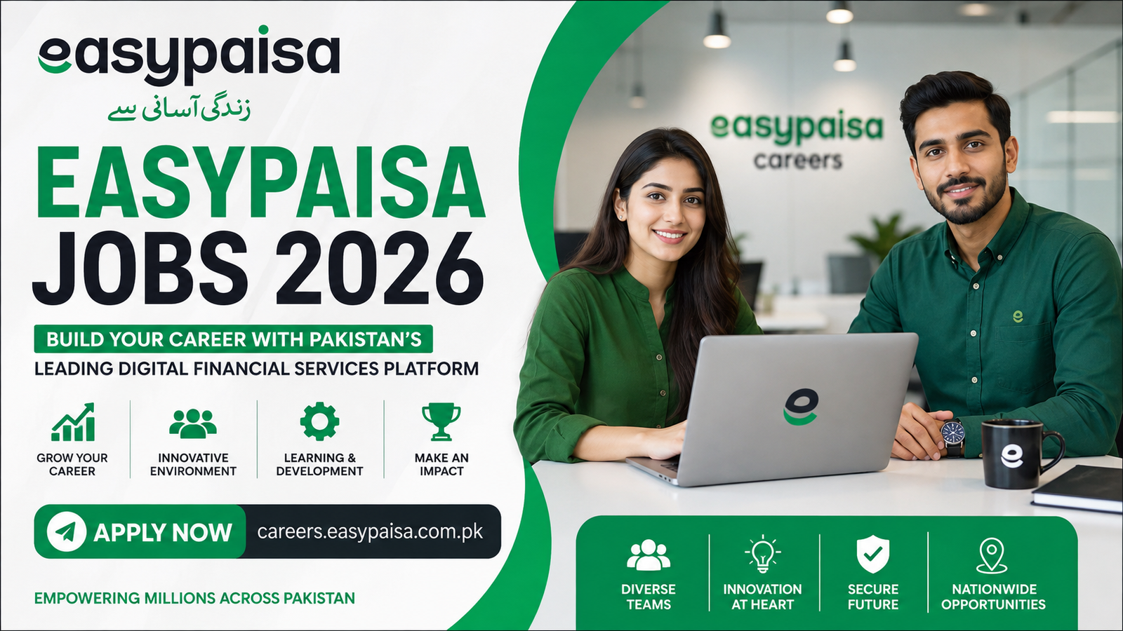 Easypaisa Jobs 2026