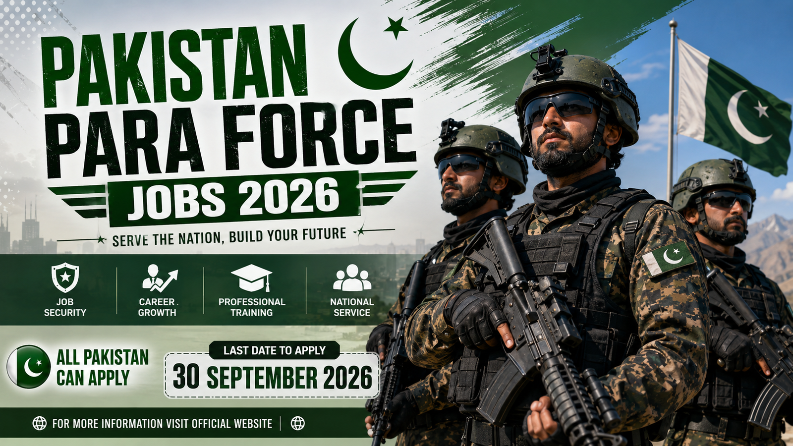 Pakistan Para Force Jobs 2026