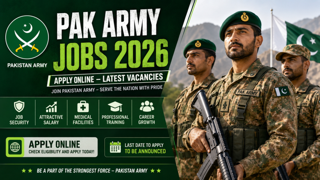 Pak Army Jobs 2026