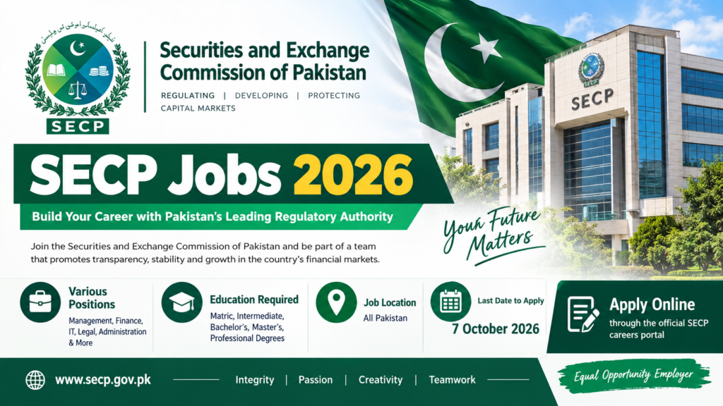 

SECP Jobs 2026

SECP Jobs 2026