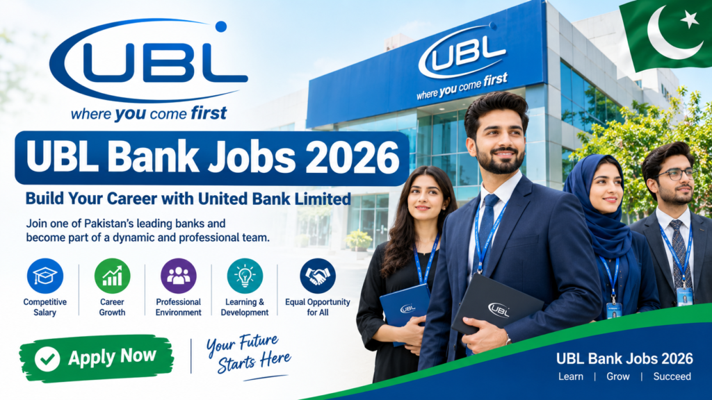 UBL Bank Jobs 2026