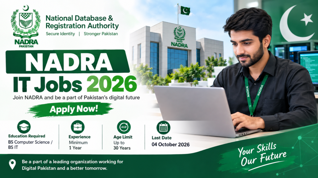 NADRA IT Jobs 2026